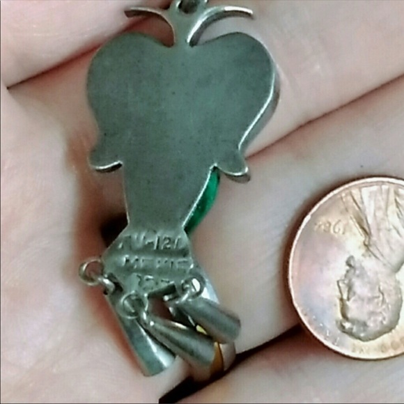 Sterling Silver South American Stone Earrings - Picture 4 of 4